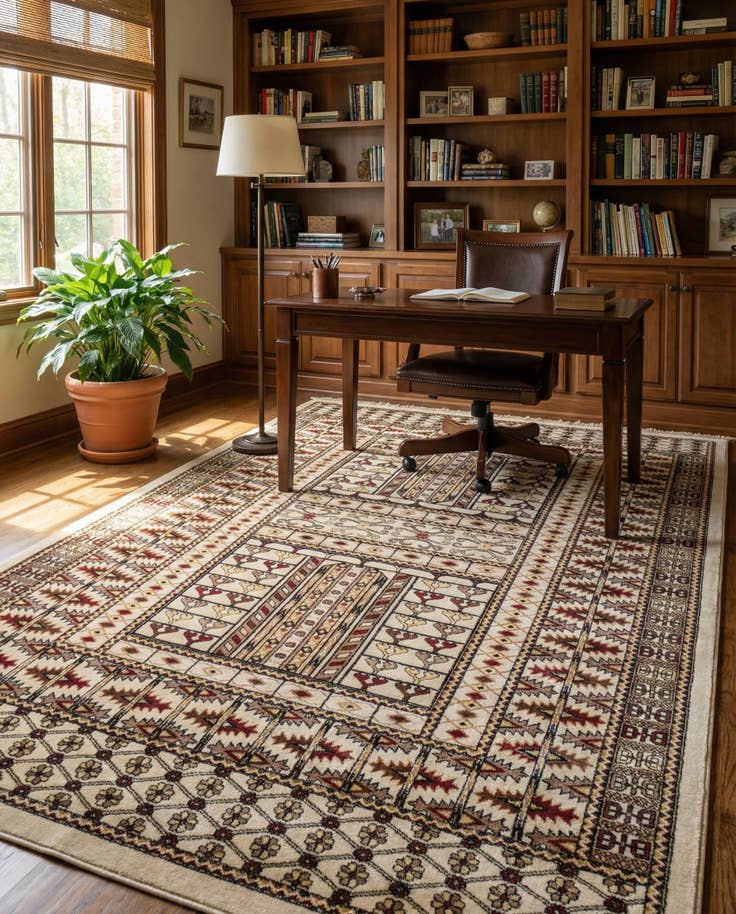 Detail image of 6' x 9' Bokhara Rug