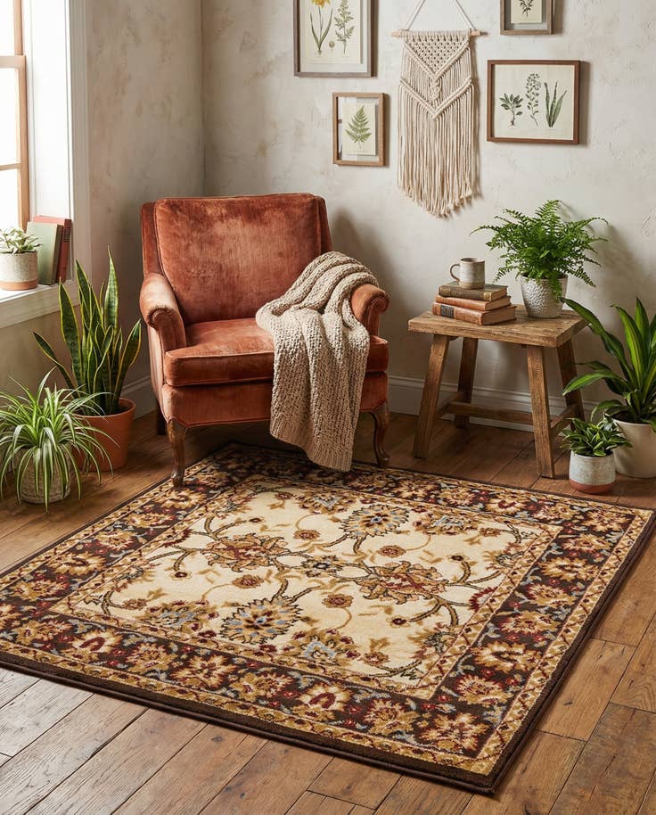 Detail image of 4' x 4' Aditi Square Rug