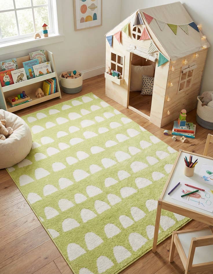 Detail image of 4' x 6' Whimsy Kids Rug