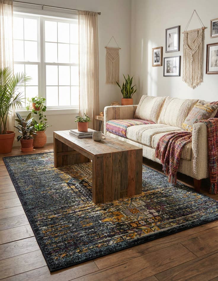 Detail image of 5' 3 x 8' Carrington Rug