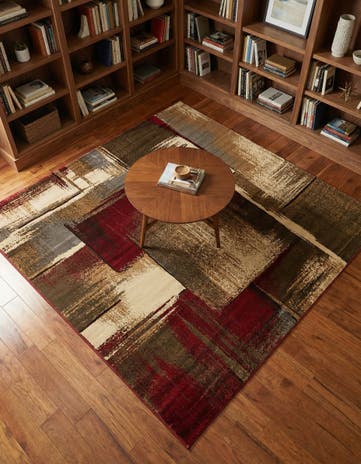 Cafe Square Rug