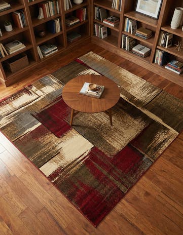 Cafe Square Rug