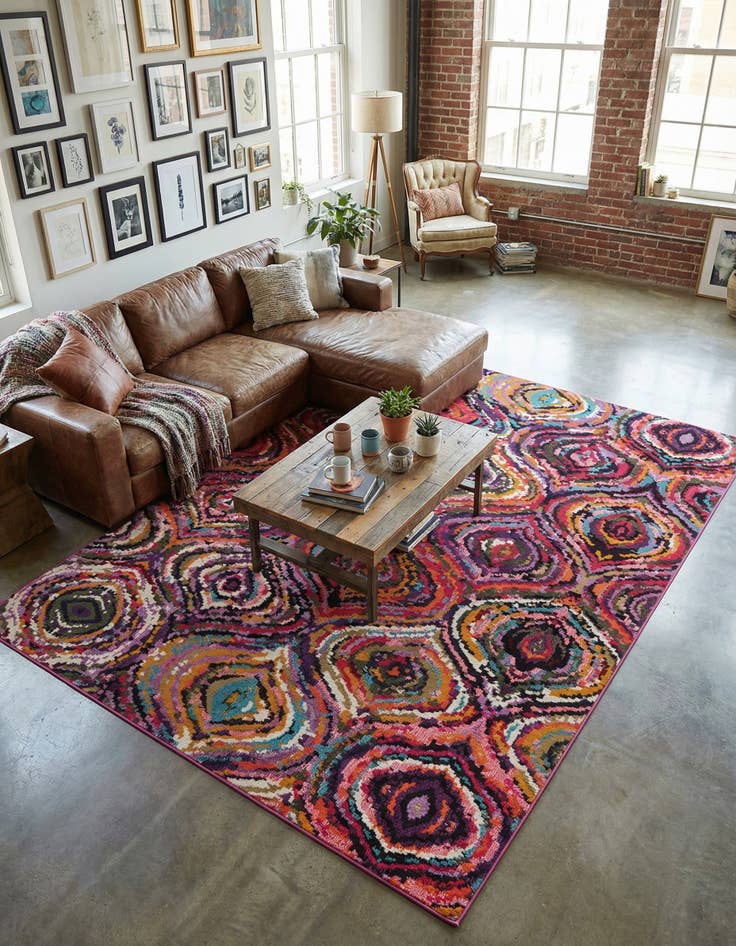 Detail image of 9' x 12' 2  Washable Casablanca Rug