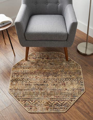 3' x 3' Saturn Octagon Rug