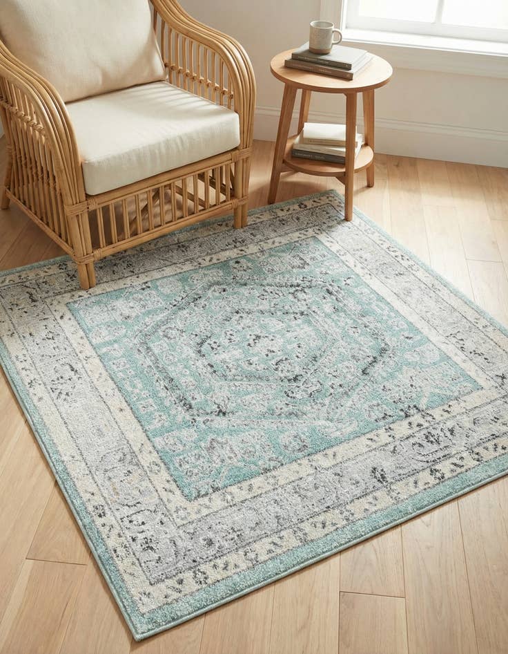 Detail image of 4' x 4' Aurelia Square Rug