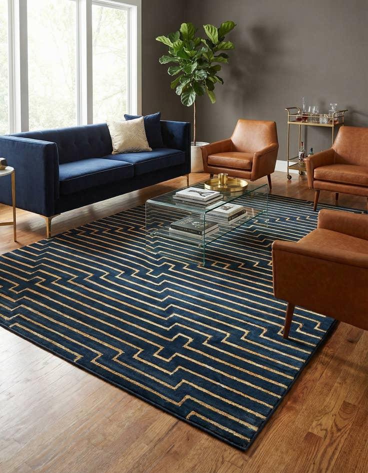 Detail image of 9' x 12' Vogue Geo Rug