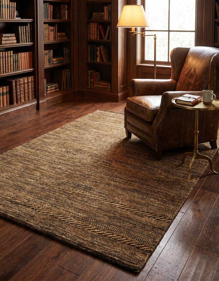 Detail image of 4' 9 x 6' 7 Juma Wool Rug