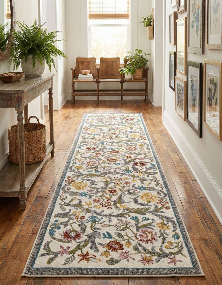 Detail image of 2' x 8' Blossom Runner Rug