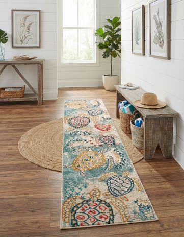 2' x 8' Washable Amalfi Runner Rug