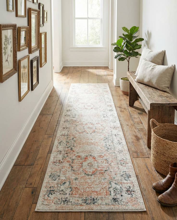 Detail image of 2' x 9' 10 Madeline Vintage Runner Rug