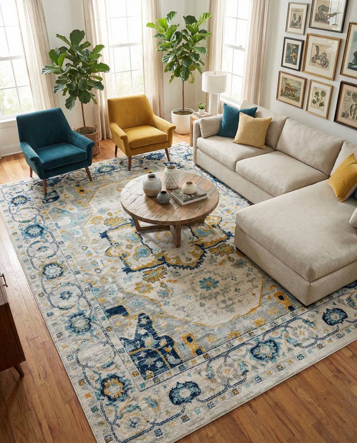 Detail image of 10' x 13' Madeline Vintage Rug