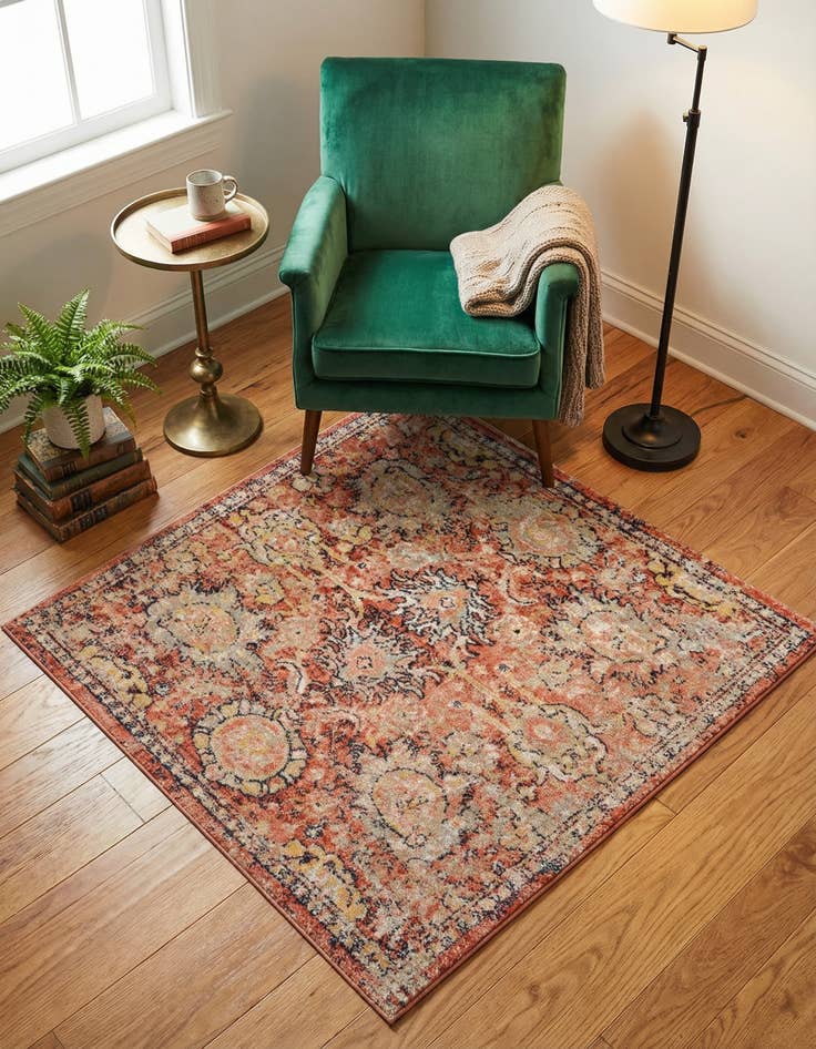 Detail image of 4' x 4' Lola Square Rug