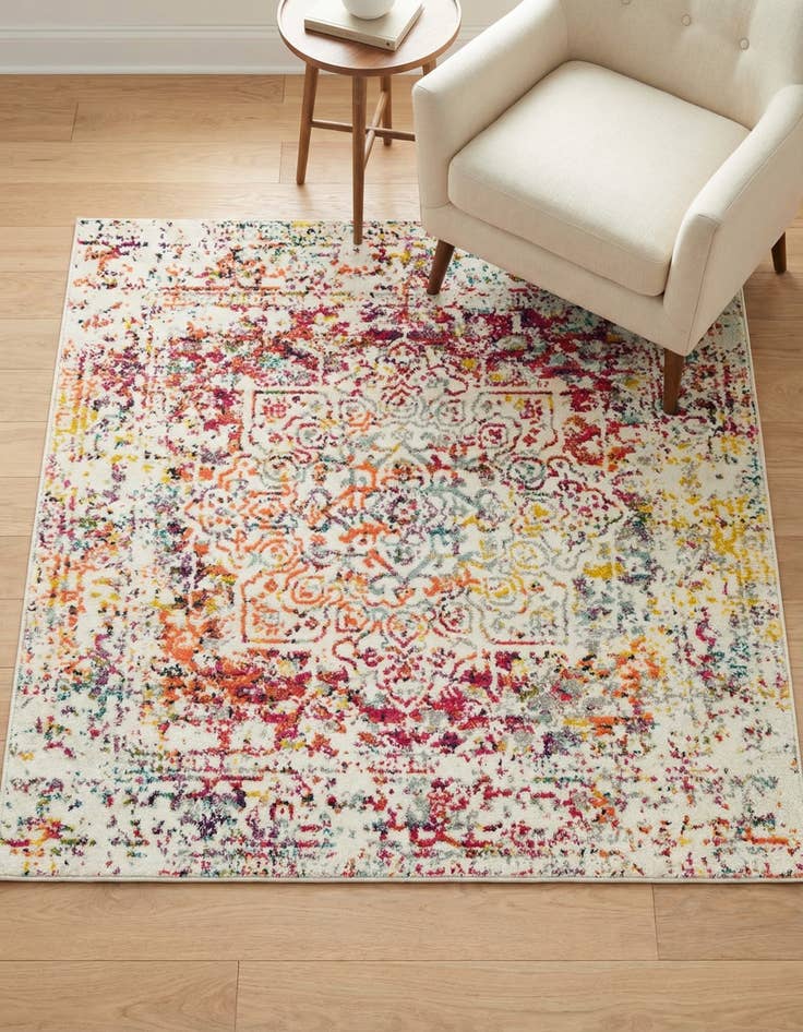 Detail image of 5' 3 x 5' 3 Arlington Square Rug