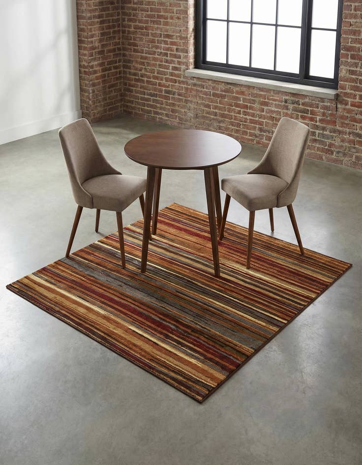 Detail image of 5' 3 x 5' 3 Cafe Square Rug