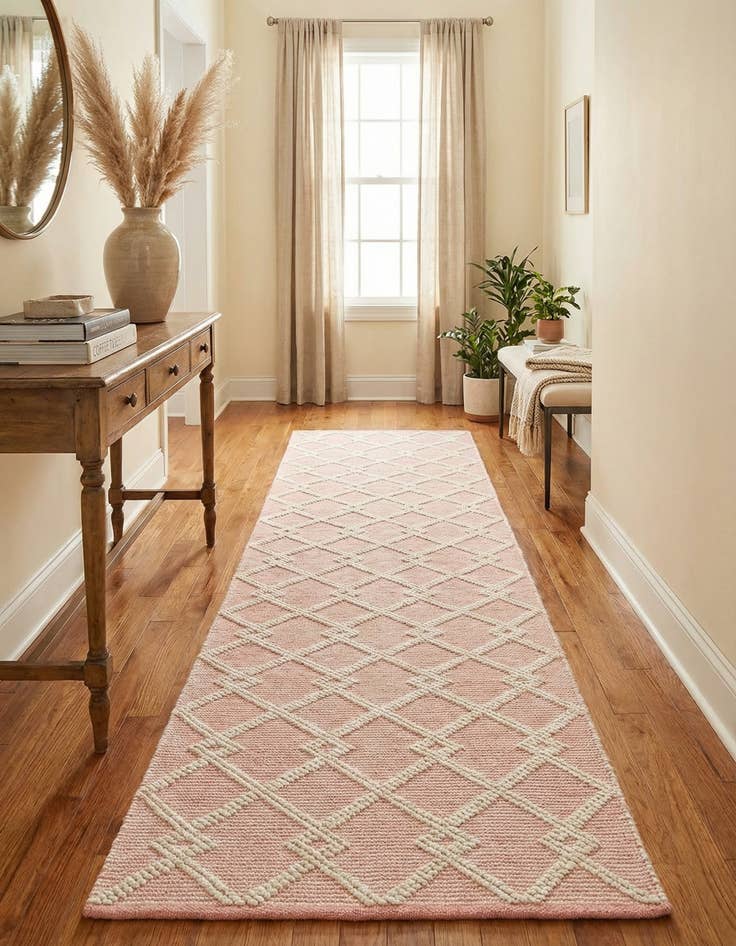 Detail image of 2' 7 x 10' Hand Knotted Jill Zarin Dorset Runner Rug