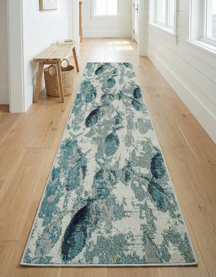 Detail image of 2' 7 x 10'  Washable Capri Runner Rug
