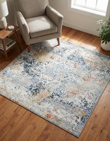 Kamala Washable Square Rug