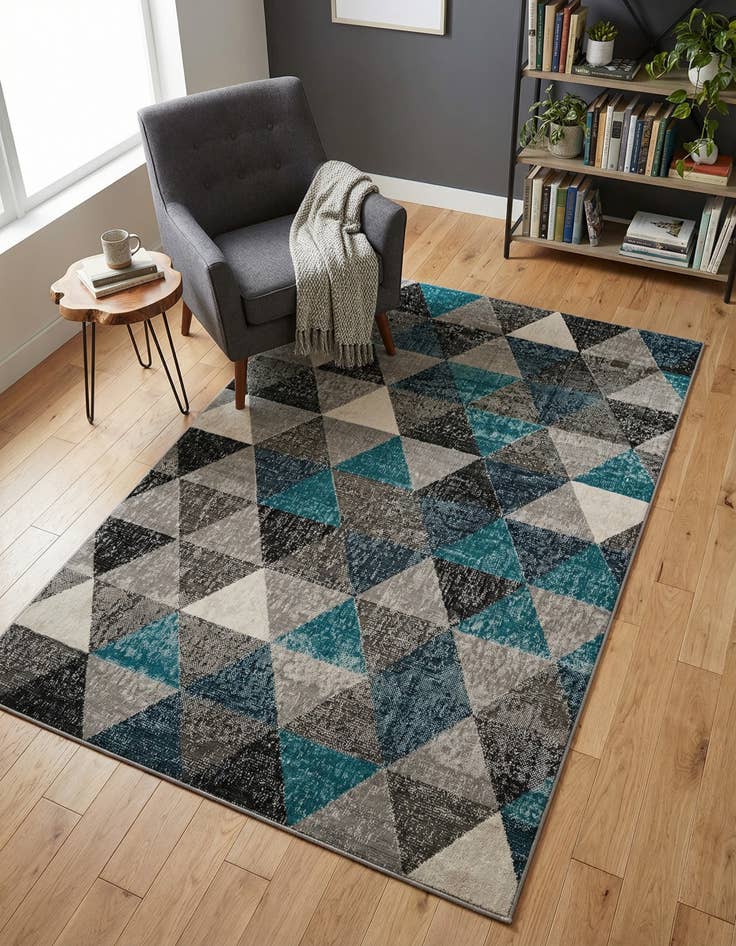 Detail image of 4' x 6' Valencia Rug