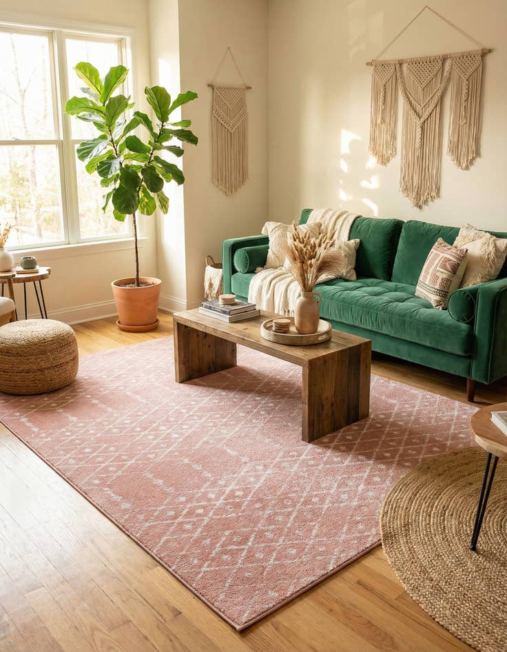 Detail image of 7' x 10' Paxon Trellis Rug