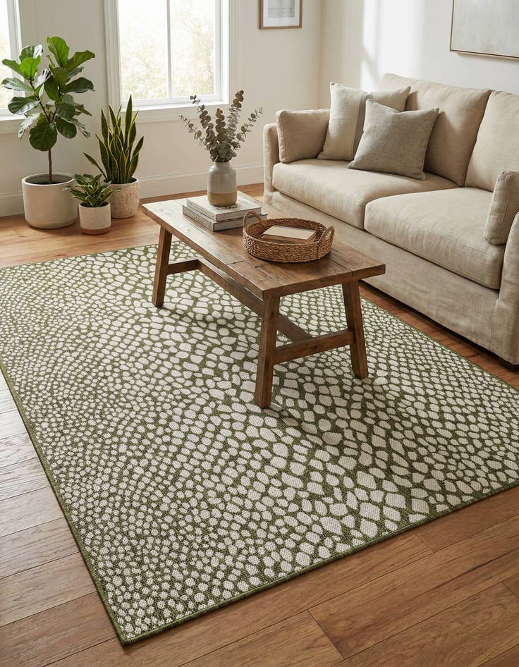 Detail image of 5' 3 x 8' Washable Jill Zarin Cape Town Indoor / Outdoor Rug