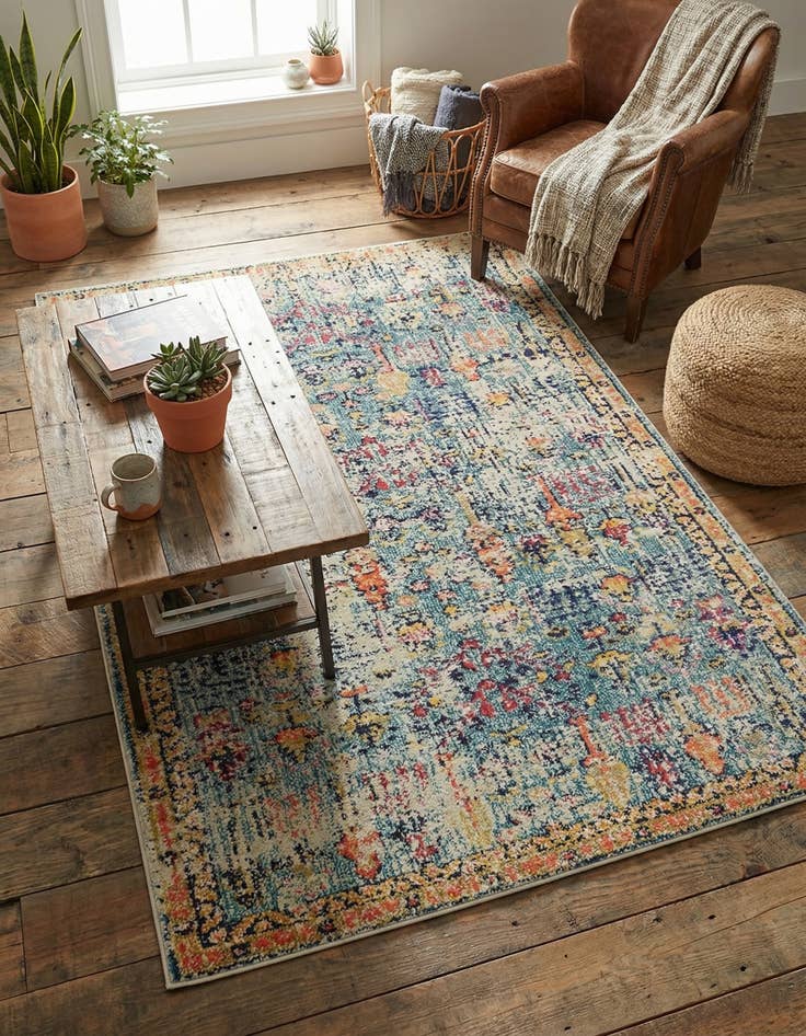 Detail image of 4' x 6'  Washable Alta Rug