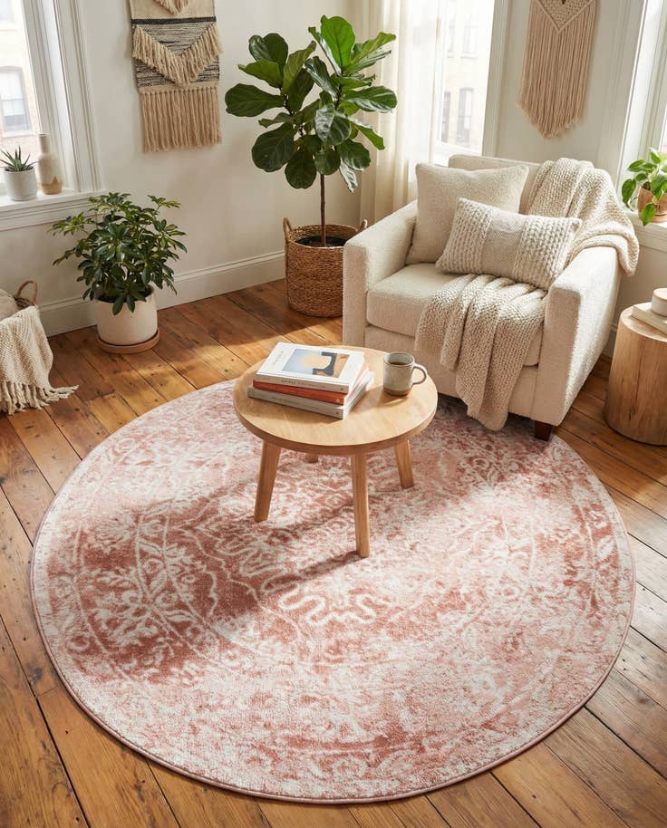 Detail image of 5' 3 x 5' 3 Oxford Round Rug