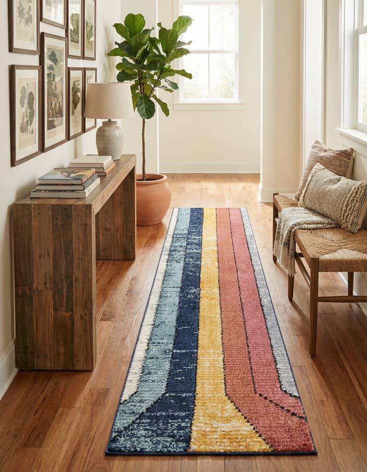 Detail image of 2' 7 x 12' Tagine Runner Rug