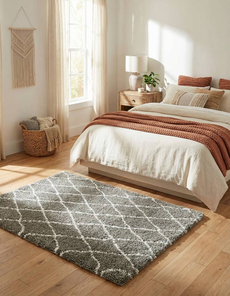 Detail image of 4' x 6' Marrakesh Shag Rug