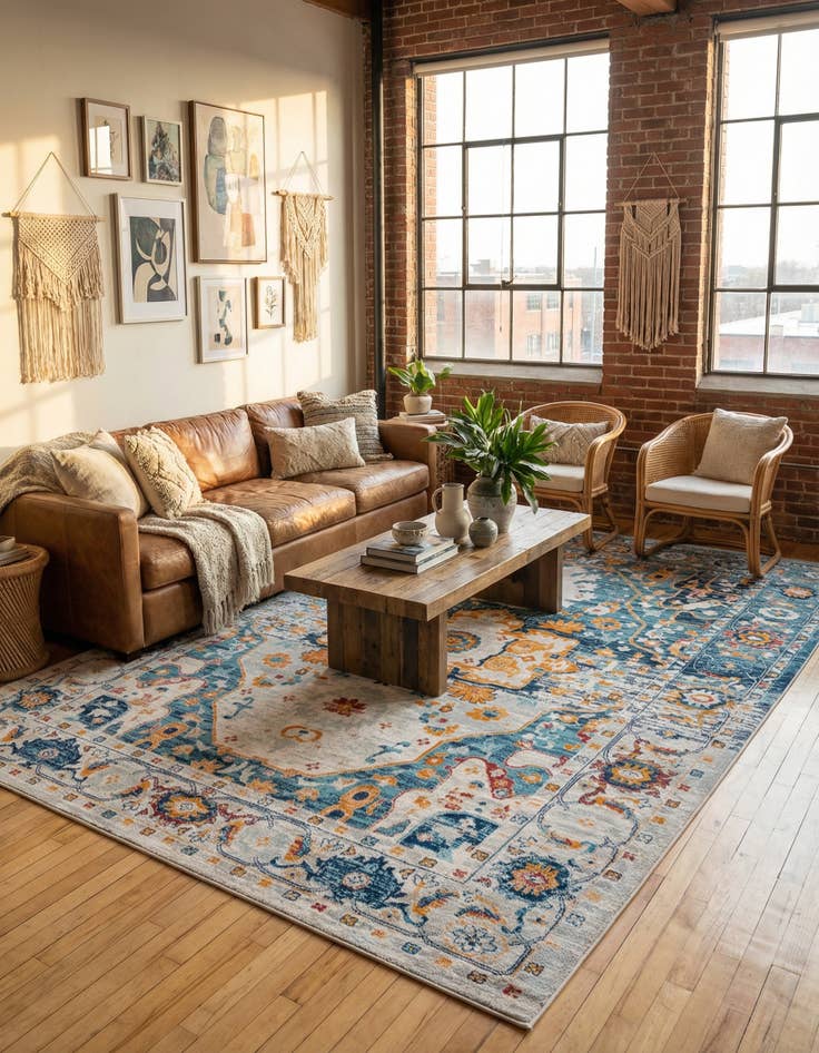 Detail image of 10' x 14' Madeline Vintage Rug