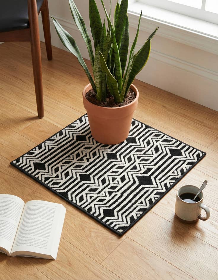 Detail image of 1' 4 x 1' 4 Vince Camuto Sample Rug