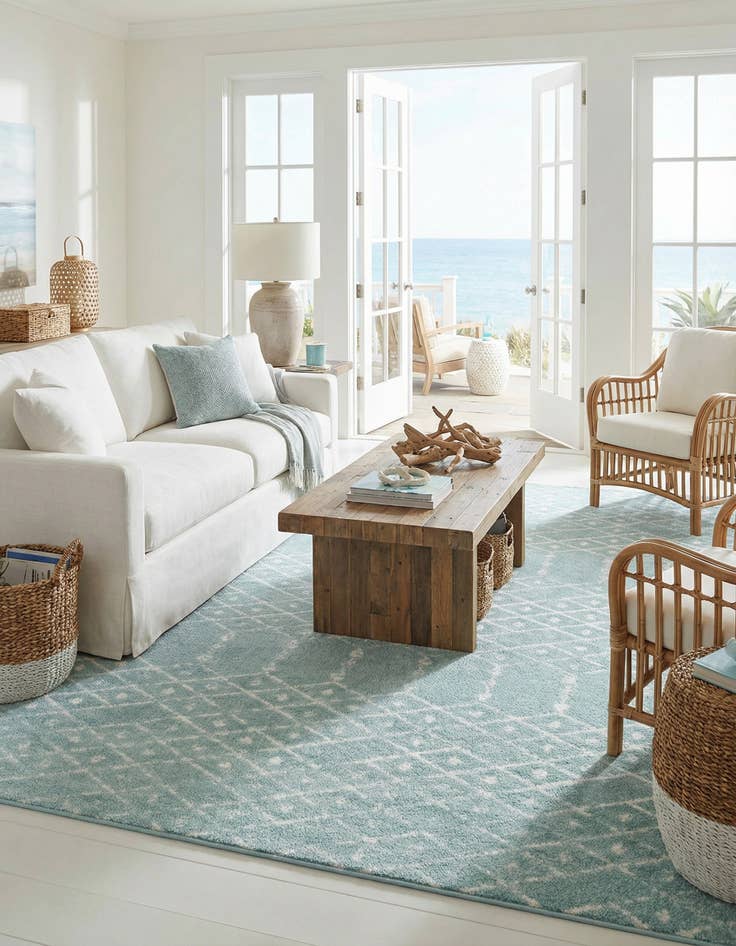 Detail image of 10' x 13' Paxon Trellis Rug