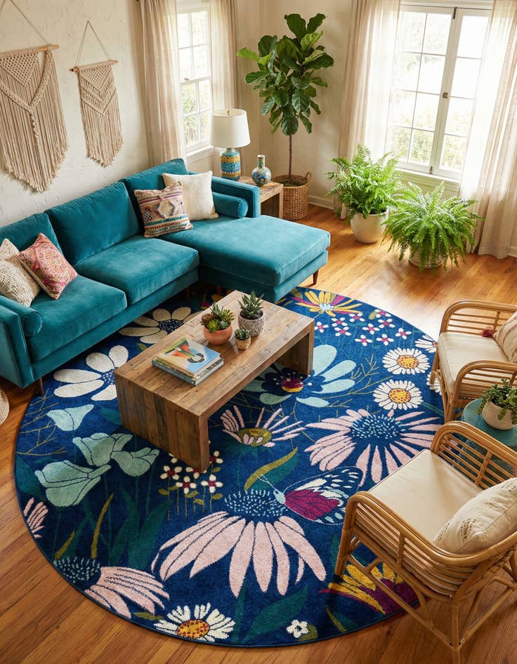 Detail image of 10' x 10' Bloom Round Rug