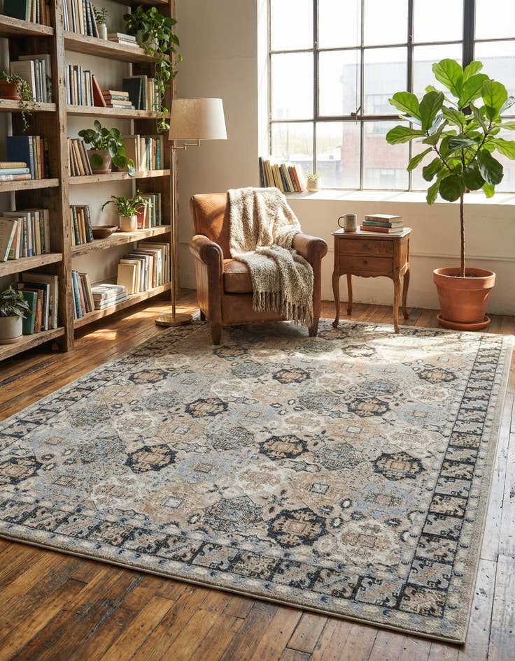 Detail image of  10' x 14' Kamala Washable Rug