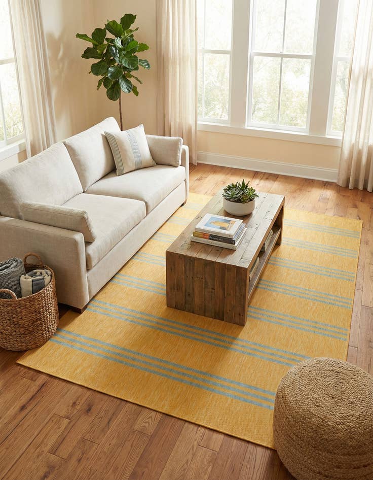 Detail image of 7' x 10'  Washable Jill Zarin Anguilla Indoor / Outdoor Rug