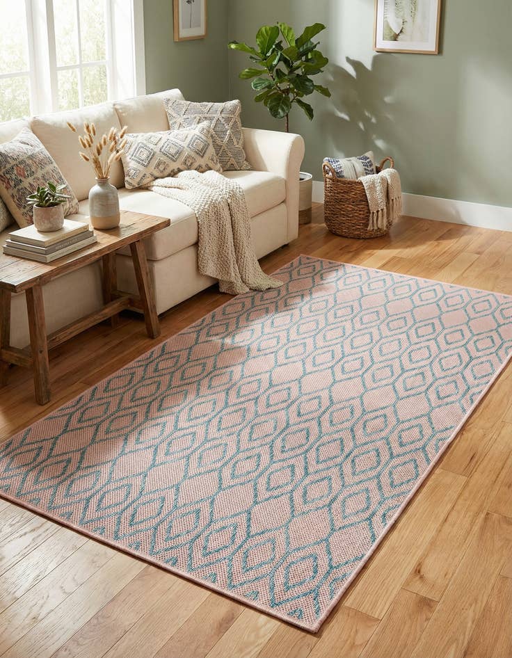 Detail image of 3' x 5' 3  Washable Jill Zarin Turks and Caicos Indoor / Outdoor Rug