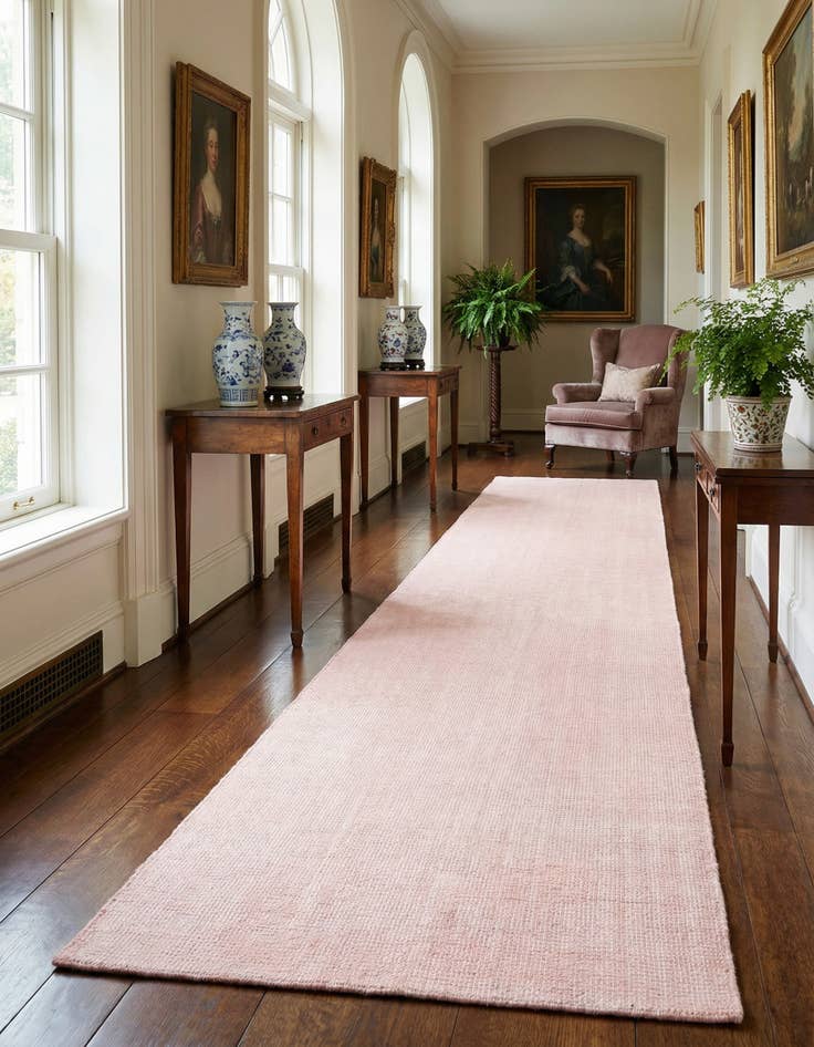 Detail image of 2' 7 x 13' 1 Hand Woven Jill Zarin English Manor Farmhouse Wool Runner Rug