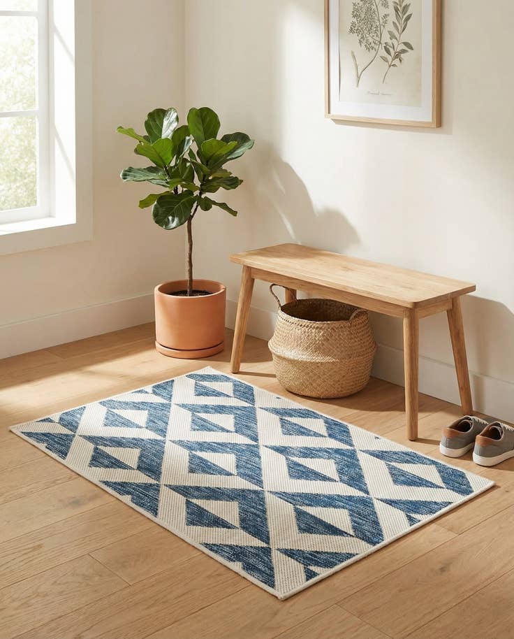 Detail image of 2' x 3' Easy-Clean Jill Zarin Napa Indoor / Outdoor Rug