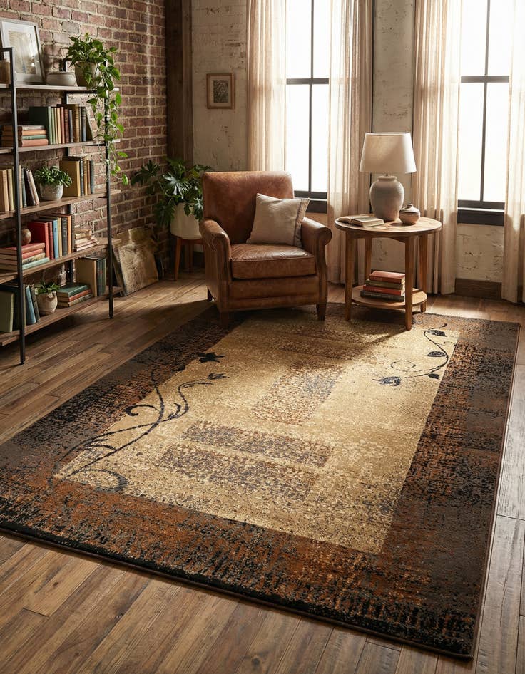 Detail image of 6' x 9' Coffee Shop Rug