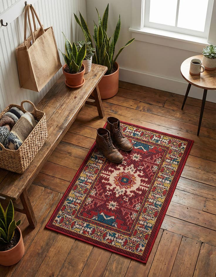 Detail image of 2' x 3' Easy-Clean Baja Indoor / Outdoor Rug