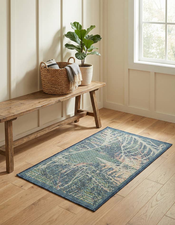 Detail image of 2' x 3' Easy-Clean Baja Indoor / Outdoor Rug