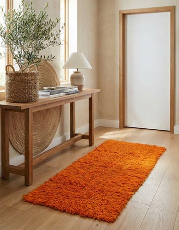 2' 3 x 4' 2 Hand Knotted Moroccan Wool Runner Rug