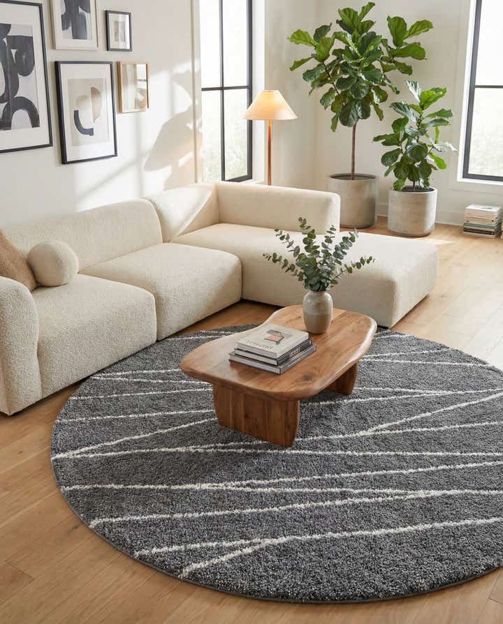 10' x 10' Serenity Shag Round Rug
