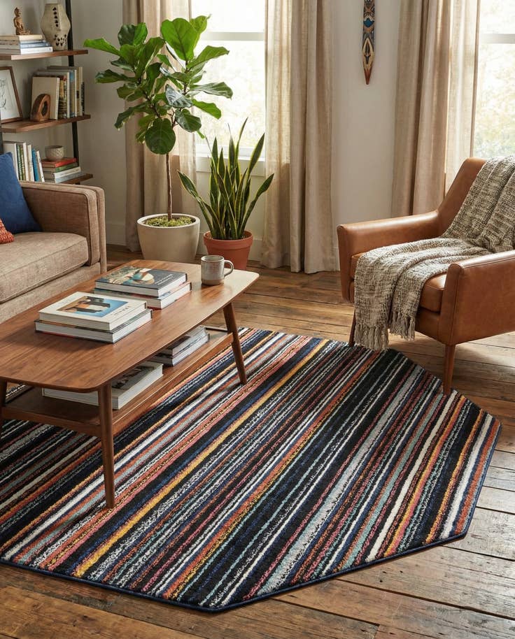 Detail image of 7' 10 x 7' 10 Tagine Octagon Rug