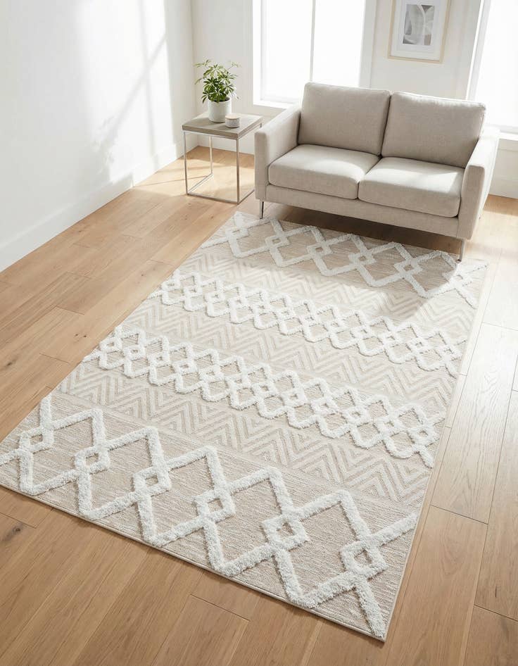 Detail image of 5' 3 x 8' Sabrina Soto Casa Valencia Rug