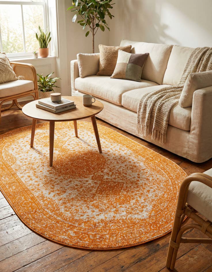 Detail image of 5' 3 x 8' Bexley Oval Rug