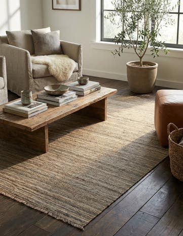 4' x 6' 1 Hand Woven Kilim Modern Wool Rug