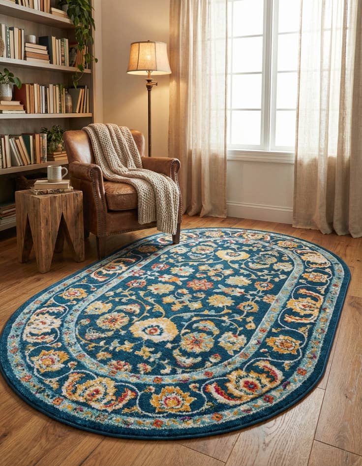 Detail image of 5' x 8' Aurelia Oval Rug