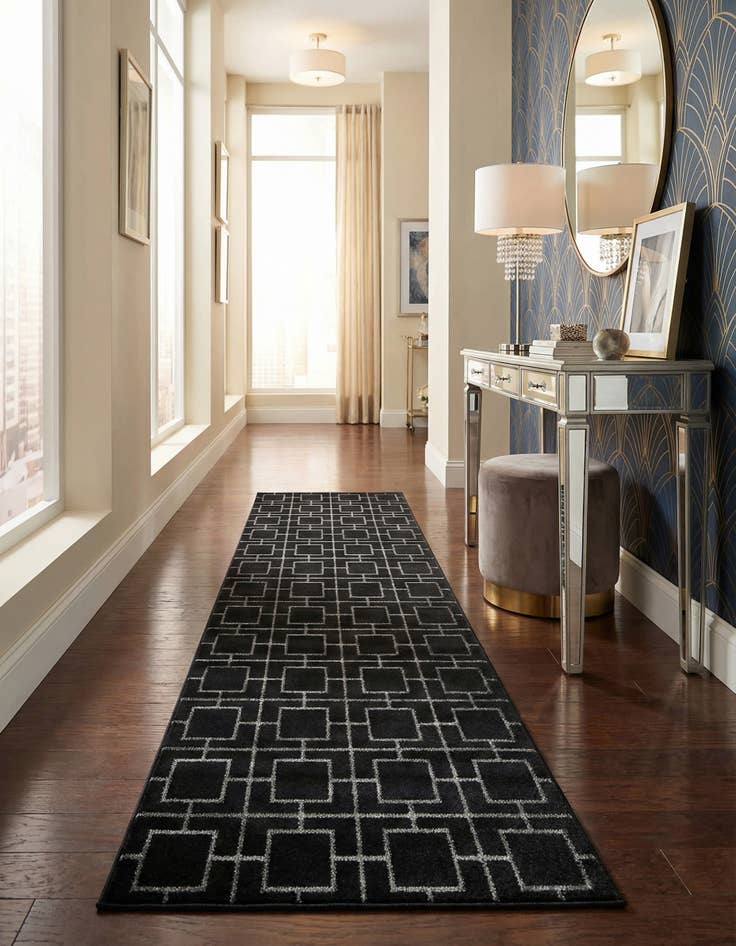 Detail image of 2' 7 x 12' Marilyn Monroe&trade; Glam Deco Runner Rug