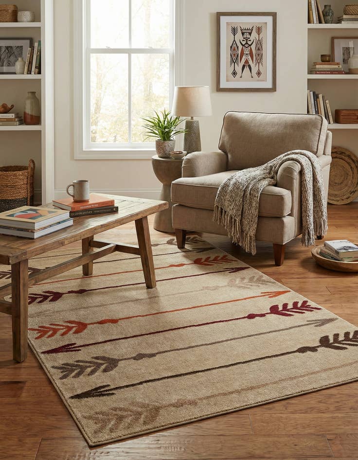 Detail image of 5' 3 x 8' Harvest Rug