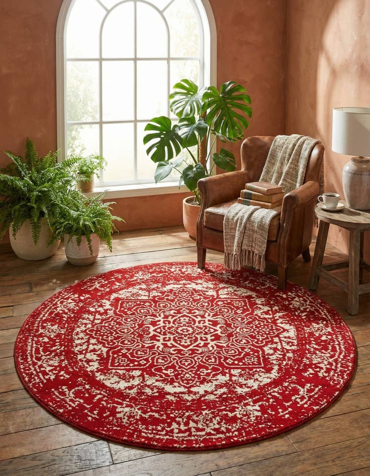 Detail image of 5' 3 x 5' 3 Arlington Round Rug